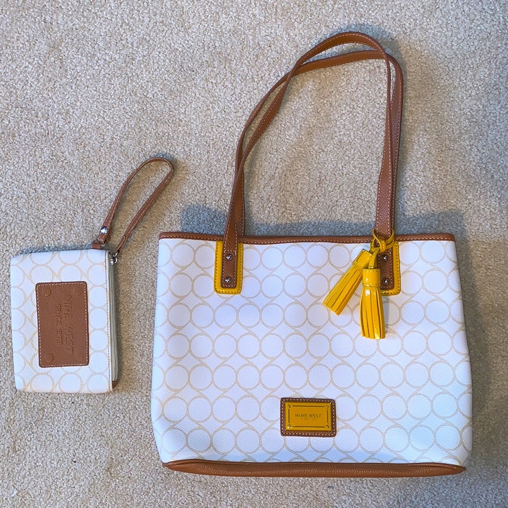 Nine West White Bag